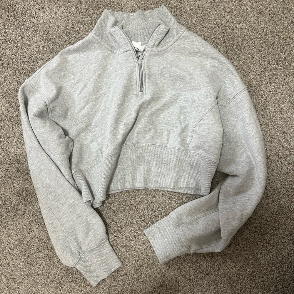 Aerie, Quarter Neck Zip-up Sweatshirt